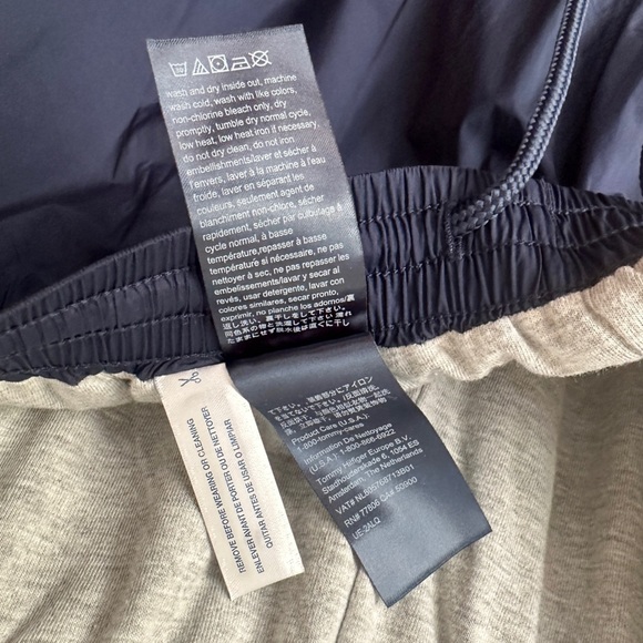 Tommy Hilfiger Nylon Track Pants Lined Athletic Workout Running Sporty Small - Picture 5 of 16
